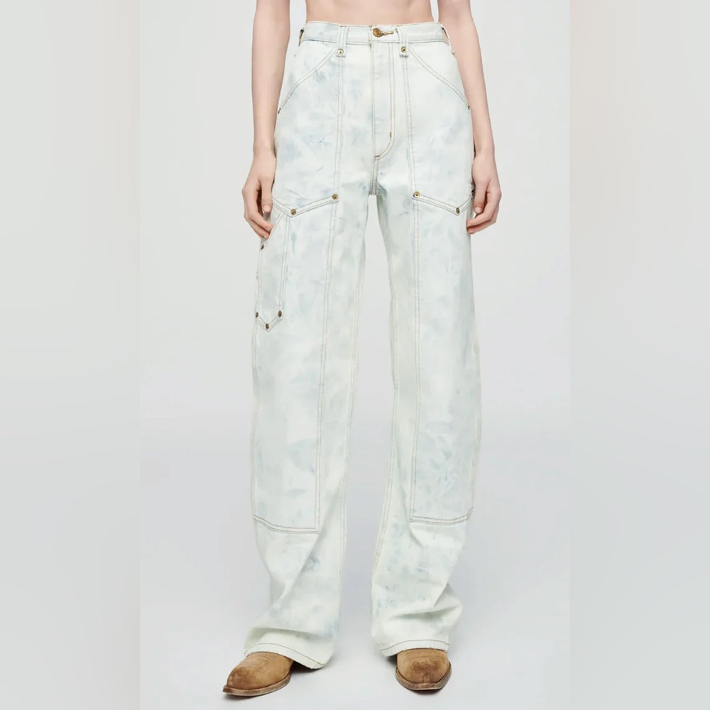 Re/Done Light Wash Workerar Jeans